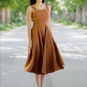 PINAFORE DRESS, SLEEVELESS